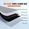 VEVOR Self Adhesive Vinyl Floor Tiles 390 x 23.6 inch, 1.5mm Thick Peel & Stick, White Marble Texture DIY Flooring for Kitchen, Dining Room - 4 of 4