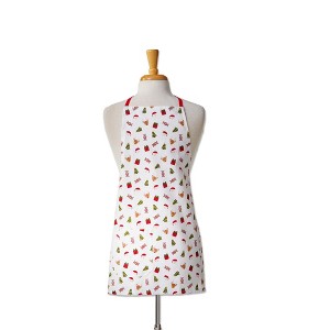 TAG Holiday Cheer Kids Cooking Apron - Multicolor Cotton Kitchen Textile, Machine Washable, 25.5" L x 18" W - 1 of 2