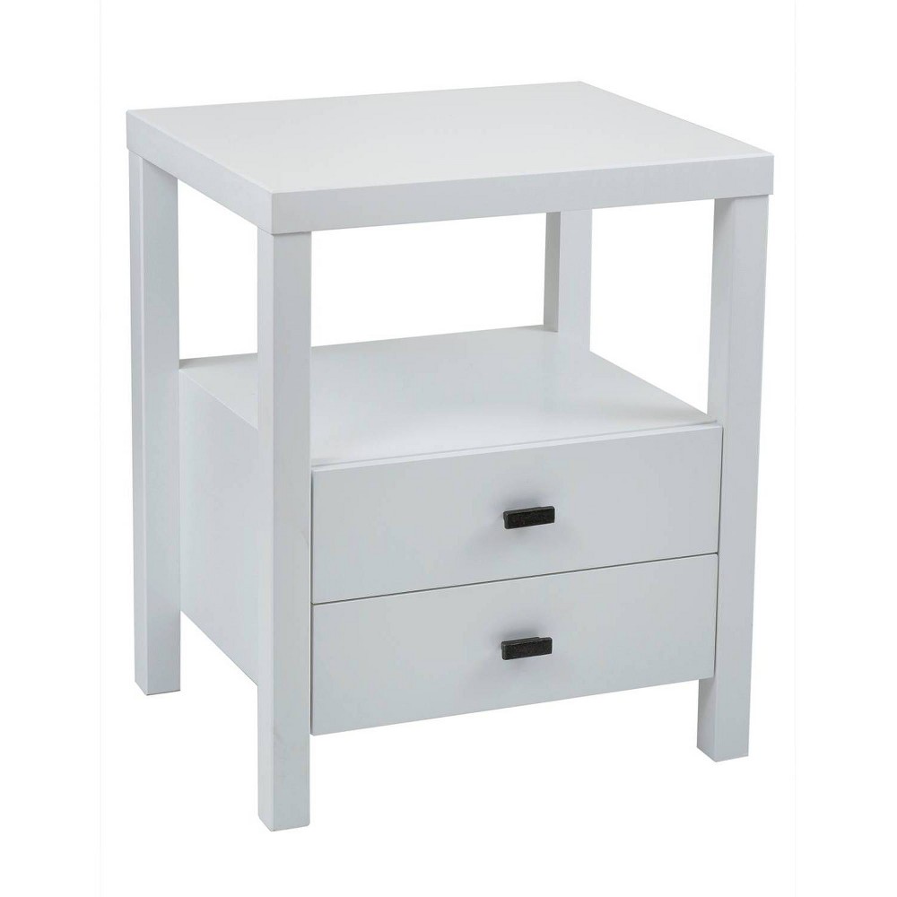 Westwood Acacia Accent Table White - East At Main