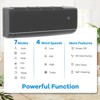 Tangkula 9100 BTU Mini Split AC 20.5 SEER2 Air Conditioner w/ Inverter & Heat Pump - 4 of 4