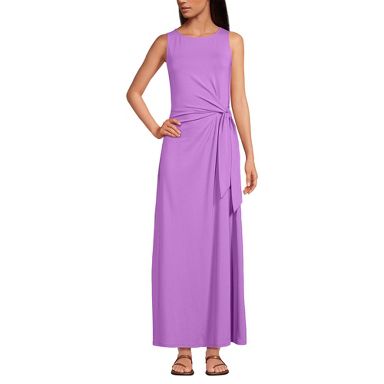 chinese dress ladies Buy Lands' End Women's Cotton Jersey Sleeveless Swim Cover-up Maxi Dress,  Black/White Ombre, Medium at Amazon.in