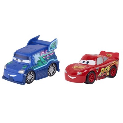 Disney Pixar Cars Track Talkers Lightning McQueen & DJ Vehicle - 2pk