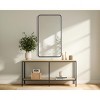 Elegant Lighting Contour Metal Rectangle Mirror 22x40 in Black - 2 of 4