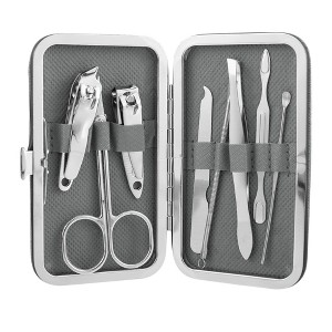 Unique Bargains 1 Set  Manicure Set Professional Nail Clippers Kit Travel Nail Clippers Manicure Kit Stainless Steel - 1 of 4