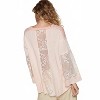 Women's Lace And Cotton Flowy Shirt - POL - 4 of 4