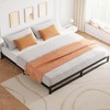 Twin Size Metal Platform Bed Frame with Steel Slat Support - 4 of 4