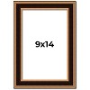 PosterPalooza | Photo Size Weathered Gold Picture Frame - UV Acrylic, Foam Board Backing, Hanging Hardware - 2 of 4