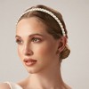 Unique Bargains Women's Hairband 2 Rows Rhinestone Headband 0.31 Inch Wide 1 Pc - 3 of 4