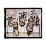 Stupell Industries Musical Trio Abstract Modern Painting