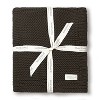 Makemake Organics GOTS Certified Organic Cotton Knit Soft Cotton Throw Blanket Large (50x60, Charcoal Grey) - 2 of 4