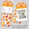 Big Dot of Happiness Fall Pumpkin - Halloween or Thanksgiving Party Money and Gift Card Sleeves - Nifty Gifty Card Holders - Set of 8 - 3 of 4