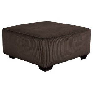 Jinllingsly Oversized Ottoman Chocolate - Signature Design by Ashley, Brown