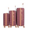 Whisen 5-Piece Set Luggage Sets ABS Lightweight Suitcase with Travel Bag, Toiletry Bag, TSA Lock and Rotating Wheels - 4 of 4