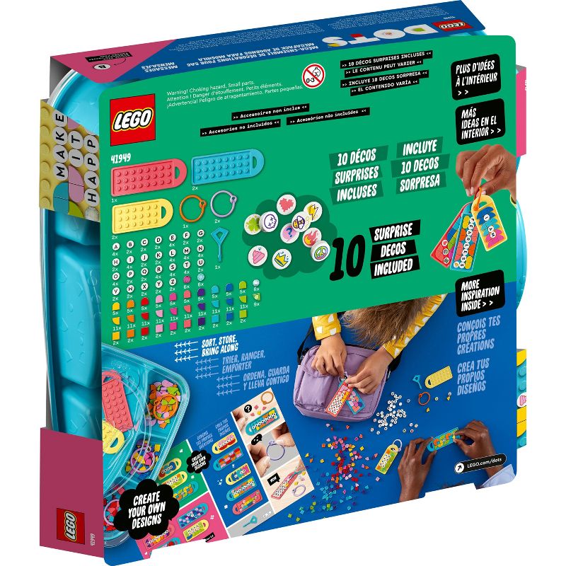 LEGO DOTS Bag Tags Mega Pack &#8211; Messaging 41949 DIY Customizable Craft Kit, 5 of 7
