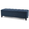 CAVINAS Polyester Storage Ottoman Bench with Button Tufted Diamond Stitch,Upholstered Storage Ottoman,Storage Benches for Living Room - 4 of 4