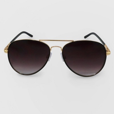 all black womens aviators