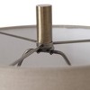 Uttermost Natania Plated Brass Buffet Lamp – 35” Steel & Marble Accent Lighting - 4 of 4
