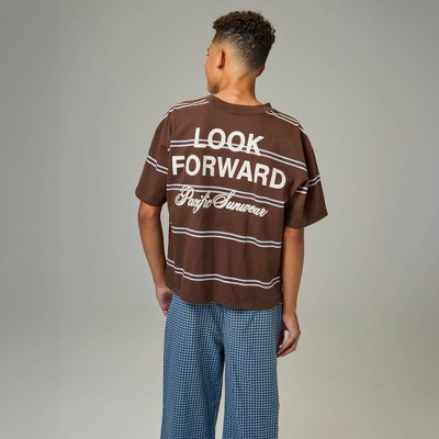 Pacsun Kids Boys' Short Sleeve Oversized Striped Graphic T-Shirt ...