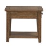Liberty Furniture,Carolina Park End Table for Living Room - Amber Brown Oak - 2 of 4