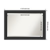 Amanti Art Sloped Beveled Framed Bathroom Vanity Wall Mirror - 3 of 4