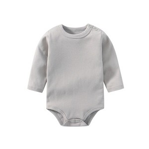 MyKids-USA Baby Multi Color Comfy Cotton Long Sleeve Onesies Bodysuits - 1 of 4