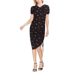 Vince Camuto Womens Floral Midi Asymmetrical Dress - 1 of 1