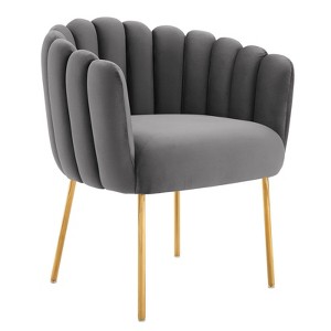 Modway Sanna Channel Tufted Performance Velvet Armchair - 1 of 4