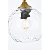 Elegant Lighting Cashel 6 inch brass pendant - 4 of 4
