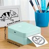 FLEXYVA Sticker Printer, PM230 Mini Printer Bluetooth Portabel Sticker Maker with 3 Rolls Paper, Mini Printer  for Phone & Tablet, Green - 2 of 4