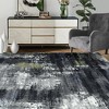 Abstract Area Rug Oriental Throw Rugs Modern Distressed Rug For Living Room, - 2 of 4