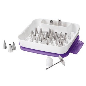 Wilton 22pc Decorating Piping Tip Set - 1 of 4