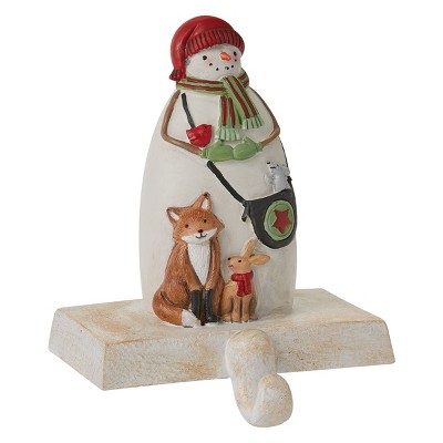 Park Designs Snowman Stocking Hanger - Off-White