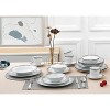 Lorren Home Trends Porcelain Wavy Edge Dinnerware Set, 24 Piece Service for 4 by Lorren Home Trends: Elizabeth Design - 4 of 4