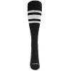 Memoi Unisex Striped Athletic Cushion Sole Knee High Cotton Blend 15-20mmHg Graduated Compression Socks - 2 of 4