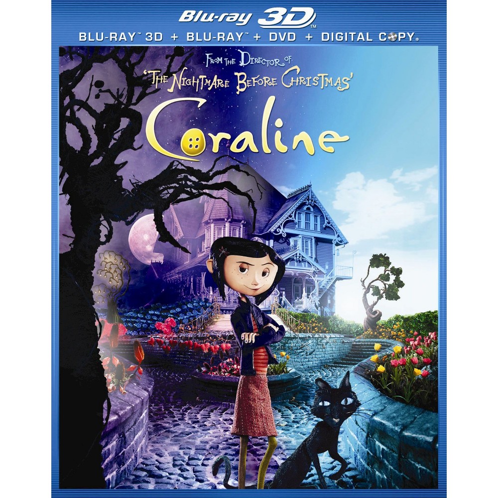 UPC 025192094453 product image for Coraline (2 Discs) (3D) (Blu-ray/DVD) (Widescreen) | upcitemdb.com