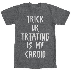 Women's CHIN UP Trick or Treating is my Cardio Boyfriend Tee - 1 of 4