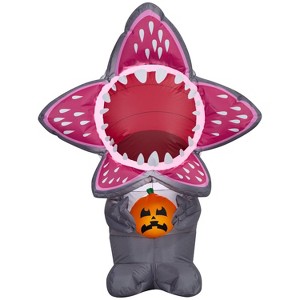 Netflix 3.5' Airblown Demogorgon with Pumpkin Halloween Inflatable Decoration - 1 of 4