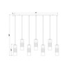 Alton 7-Light Linear Chandelier - Modern Steel Design for Kitchen Island or Dining Table - 3 of 4
