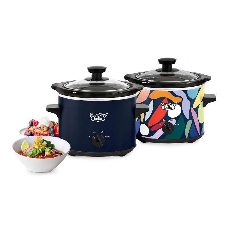 So Yummy by bella 2.0qt Twin Set Slow Cooker, 1 of 12