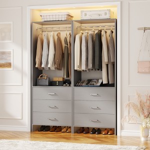 Besiost 24'' Closet Organizer with Wooden Drawers - 1 of 4