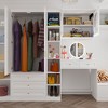 Famapy LED Mirror Armoire Closet Cabient with Tempered Glass and Bathroom Wardrobe Organizer - 2 of 4