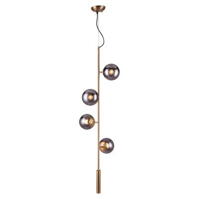 Zinnia Ceiling Lamp Gold - ZM Home