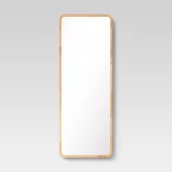 22" x 60" Rounded Corner Wood Leaner Mirror - Threshold™
