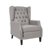Modern Wingback Manual Recliner with Solid Wood Legs Accent Chair for bedroom living room-Christopher Knight Home - 2 of 4