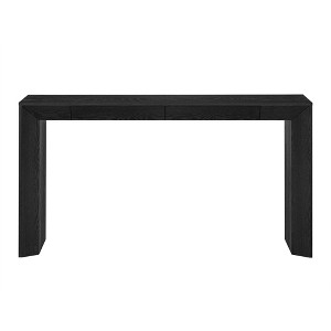 Dexmalle Waterfall Design Farmhouse Console Table with 2 Concealed Drawers - 1 of 4