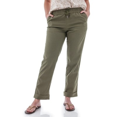 Aventura Clothing Women's Solid Surfs Edge Pant - Grape Leaf, Size Medium