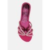 mezzie diamante embellished flat Womens sandals - 4 of 4