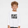 The Juniper Shop Heart Throb Small Heart Puff Print Toddler Long Sleeve Tee - 2 of 3