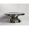 Jiallo Stainless Steel Silver  Cake stand footed 12.5" dia - 2 of 2