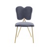 Meridian Furniture,Angel Velvet Dining Chair, Set of 2 - 2 of 4